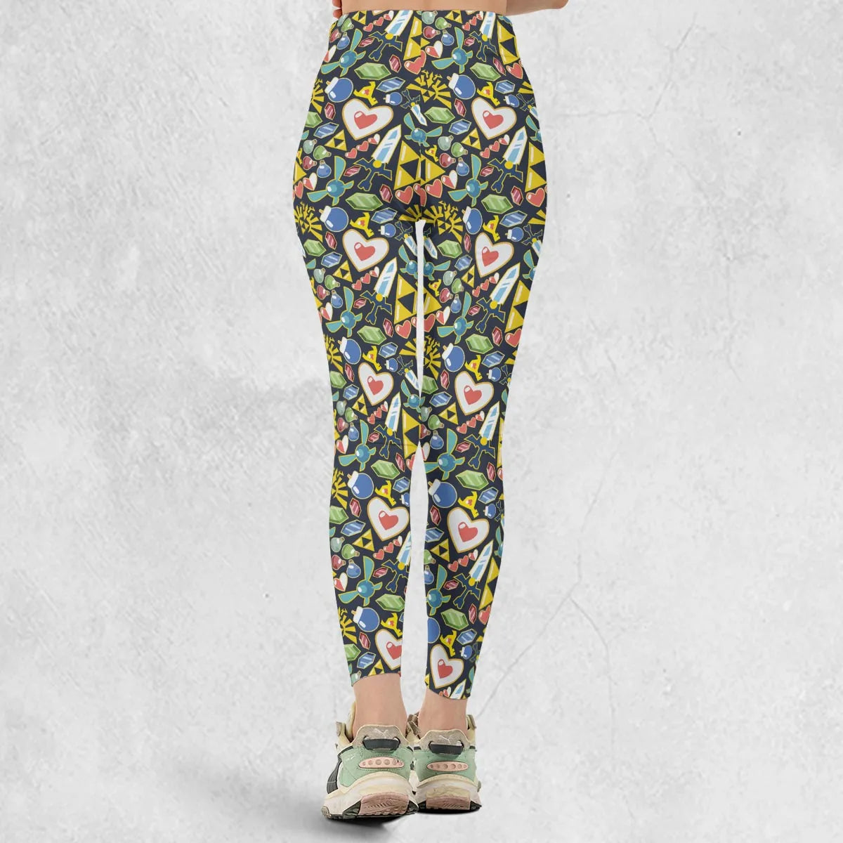 Zelda Theme Items Legging