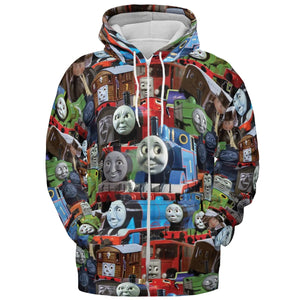 Thomas The Tank Engine All-over Print Hoodie