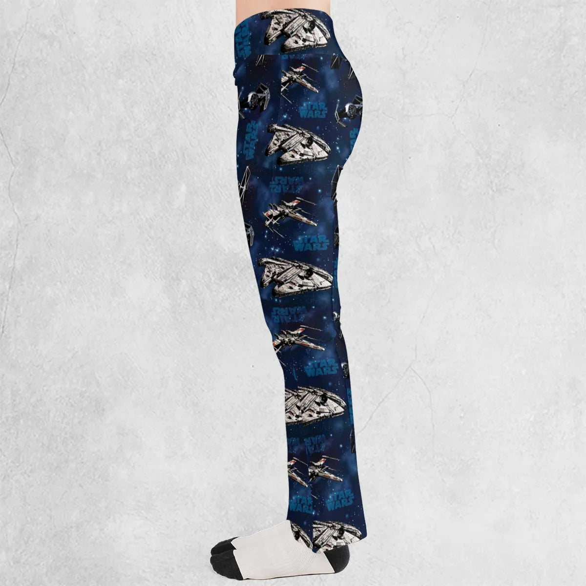 Star Wars Ships Pattern Flare Leggings