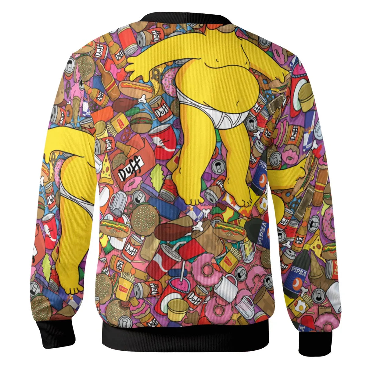 Homer Simpson Getting Drunk Duff Beer The Simpsons Cardigan