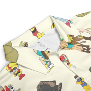 Herculoids and The Rest Of Hanna Barbera Space Stars AOP Men/Women Polo Shirt