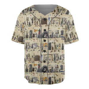 Bayeux Tapestry Monty Python Unisex Baseball Jersey