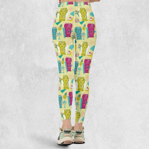 Golden Girls Tiki Shack Aloha Legging