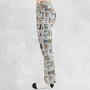 Egyptian Galaxy Wars Flare Leggings