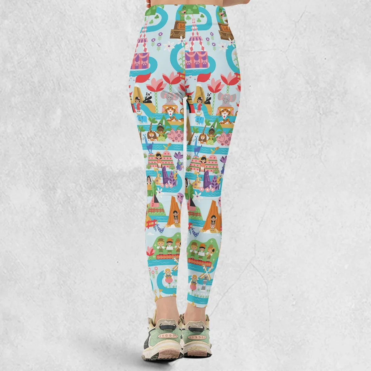 It's Small World Map Legging