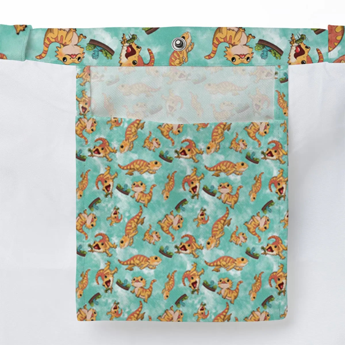 Bearded Dragon Pattern Large Tote Bag