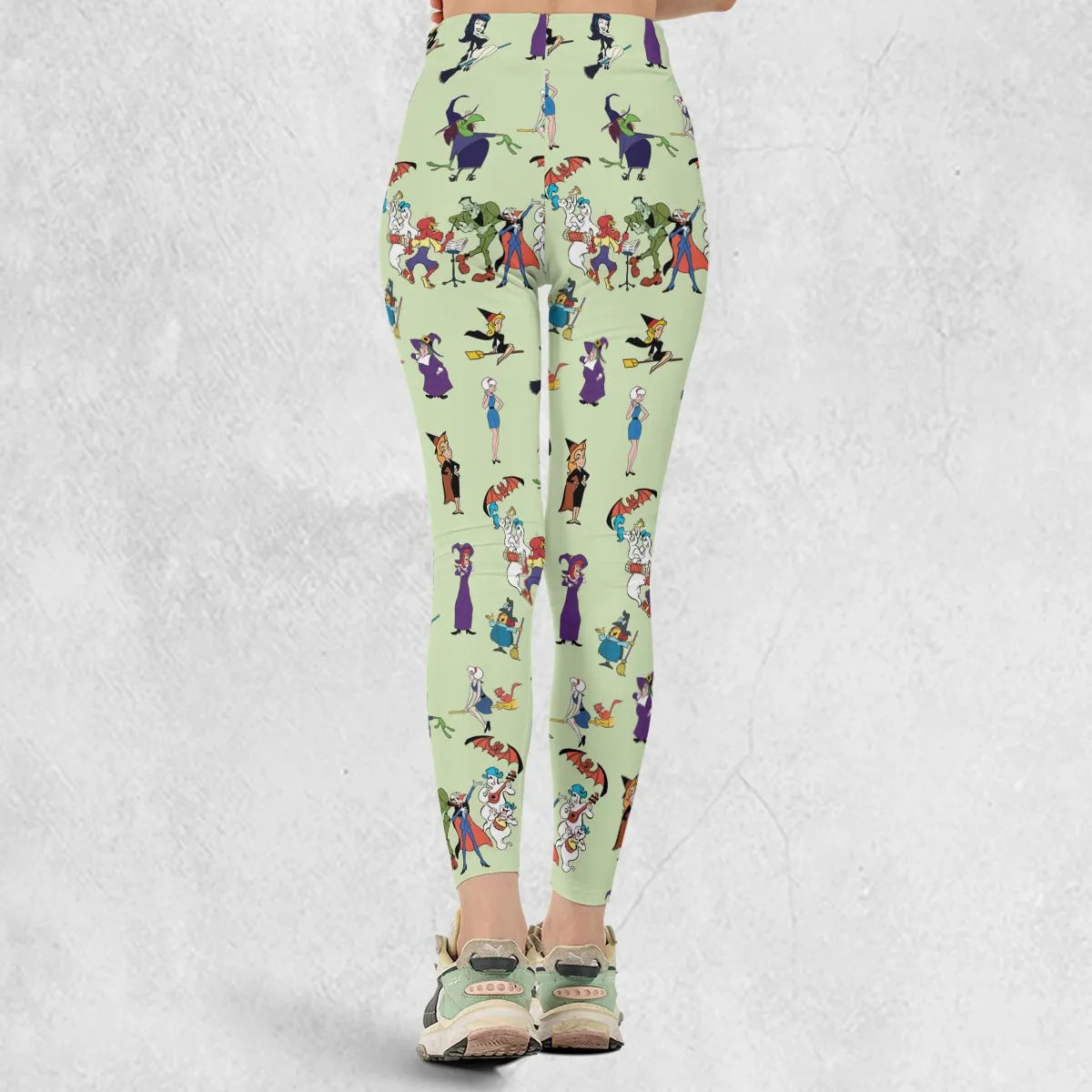 70s Witches Cartoon Characters Legging