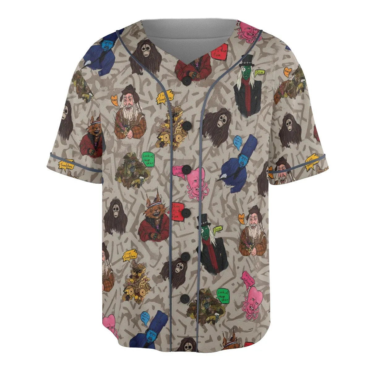 Look At Them Shine Mighty Boosh Unisex Baseball Jersey