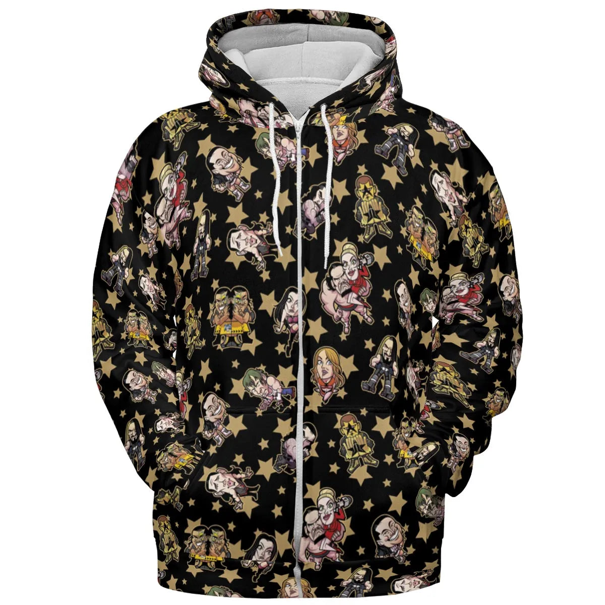 Wrestlers Mini Icons All-over Print Hoodie