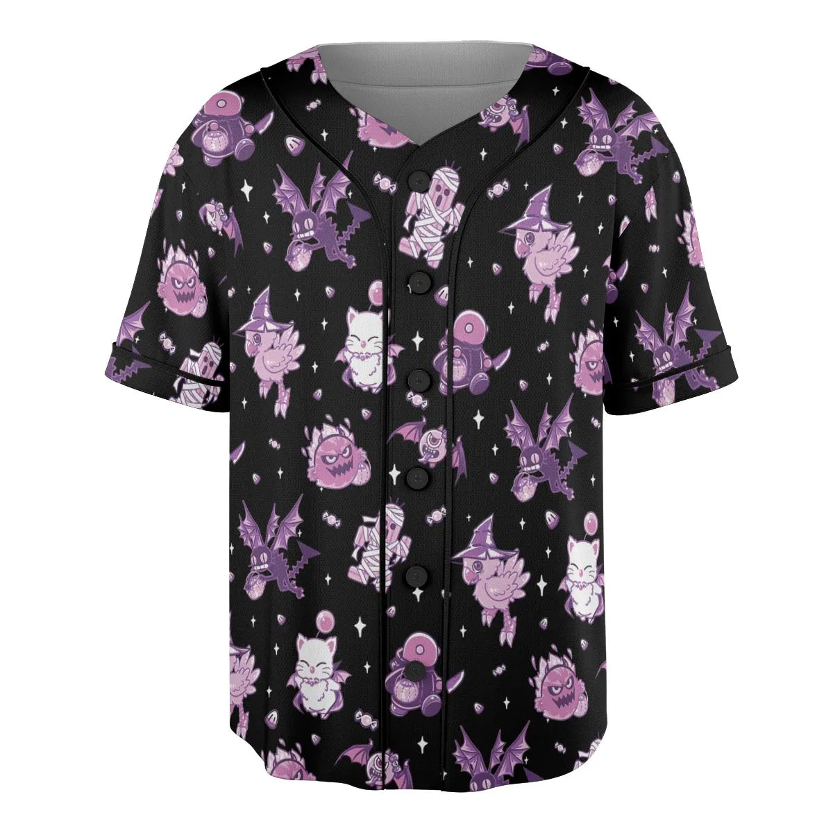 Halloween Final Fantasy Cuties Unisex Baseball Jersey