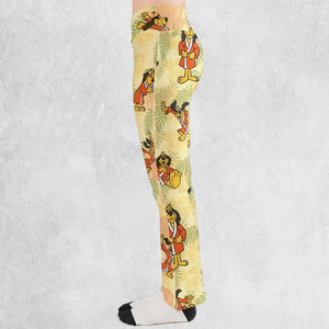 Kung Fu Dog Hong Kong Phooey Flare Leggings