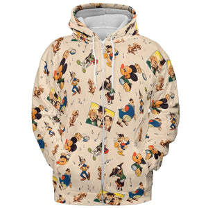 Fun And Fancy Free Characters All-over Print Hoodie