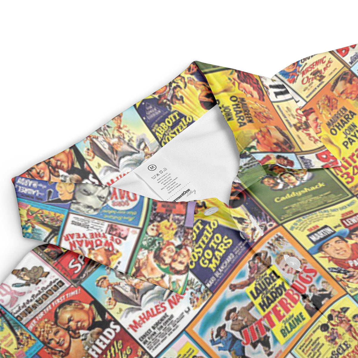 Vintage Comedy Film Posters AOP Men/Women Polo Shirt