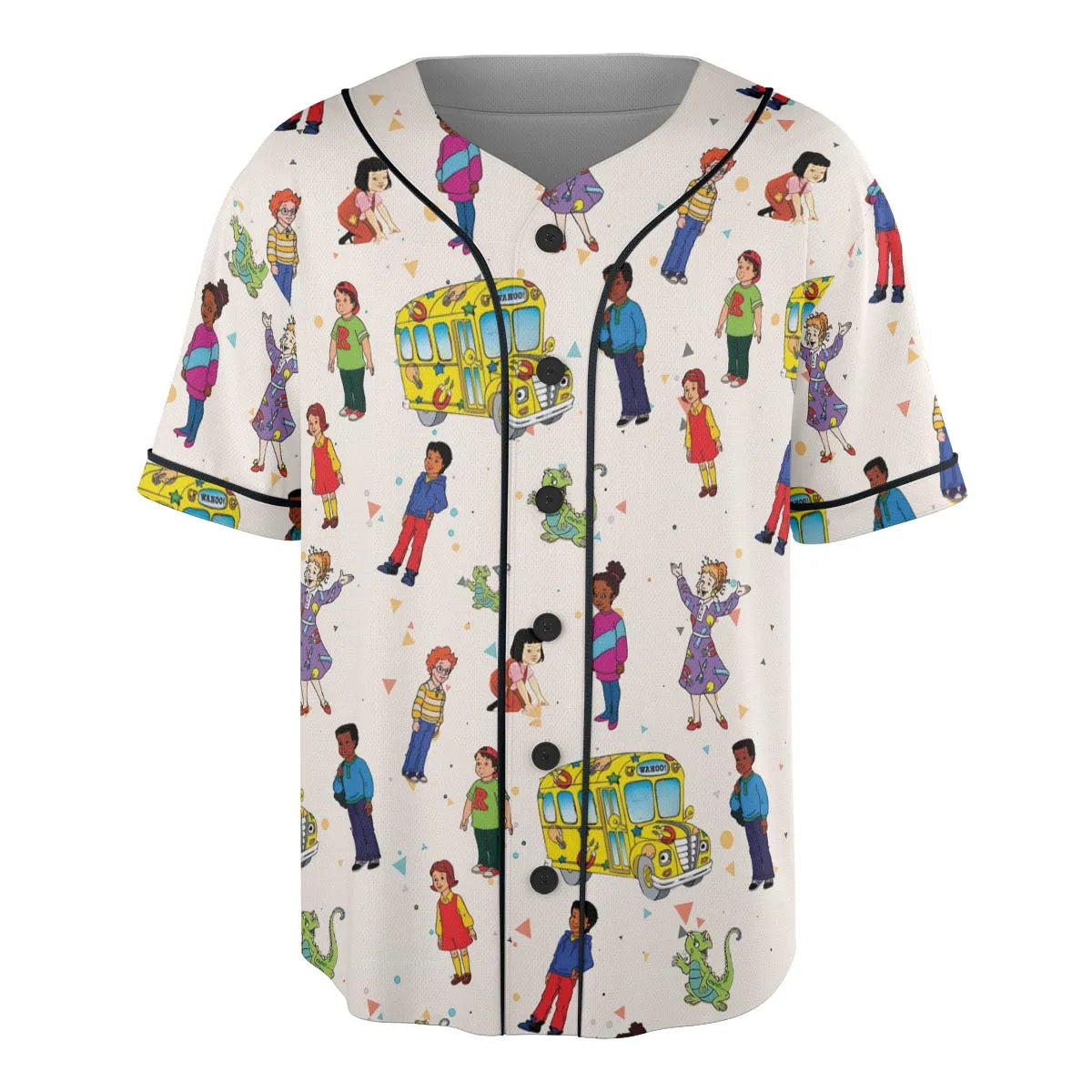 The Magic School Bus Characters Unisex Baseball Jersey