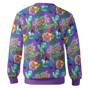 You Can't Scare Me Goosebumps Cardigan