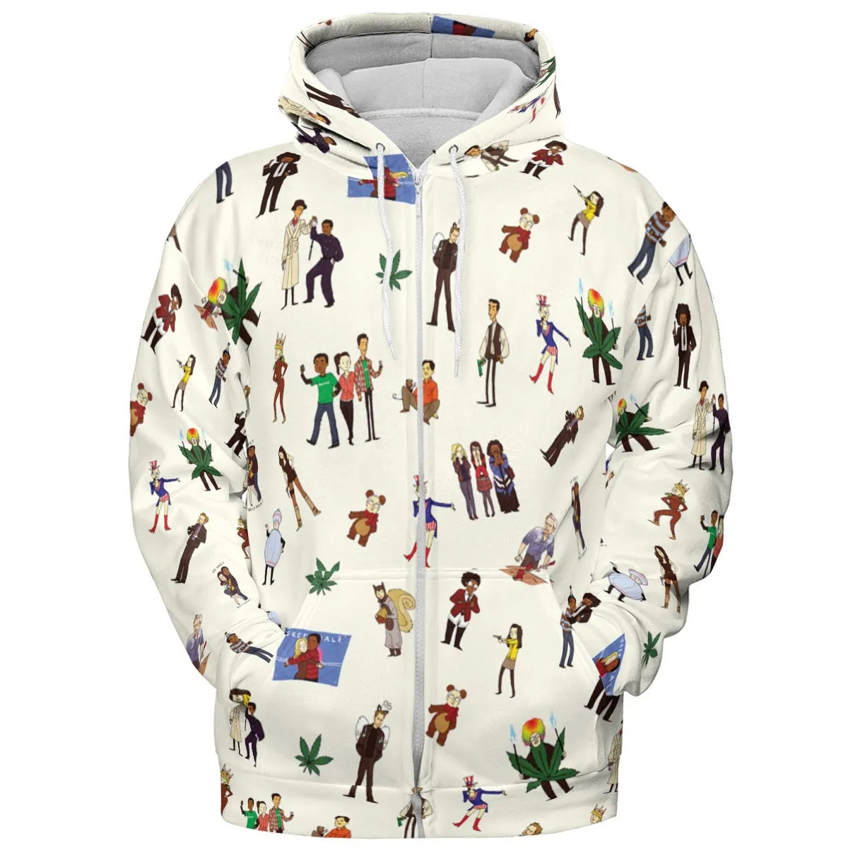 Community Characters Costumes Pattern All-over Print Hoodie
