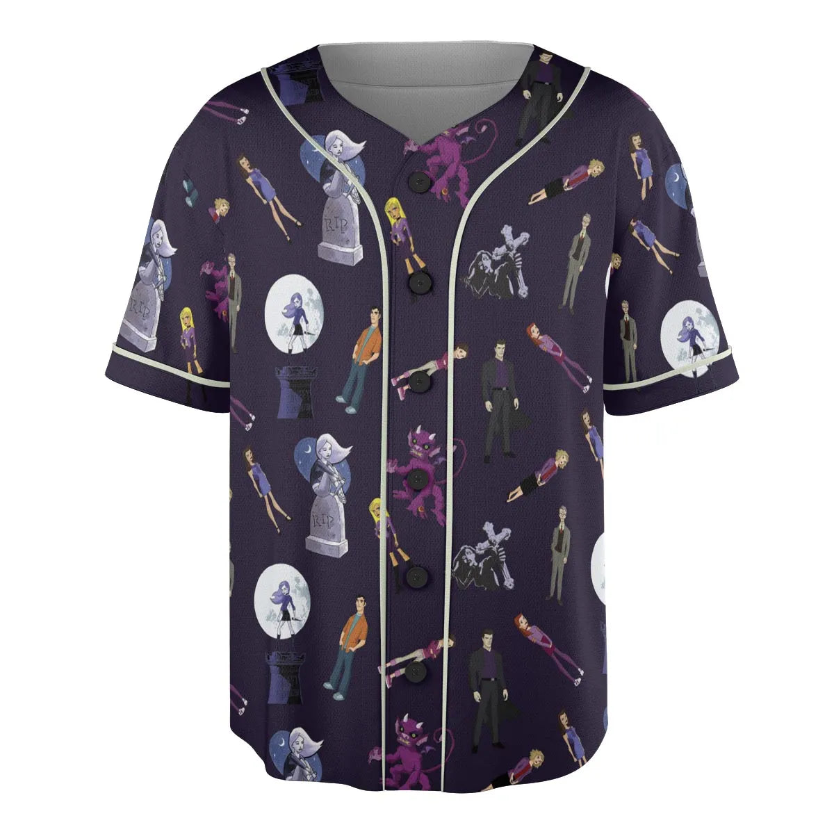 Buffy: The Animated Series Characters Unisex Baseball Jersey