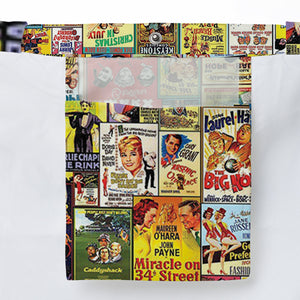 Vintage Comedy Film Posters Large Tote Bag