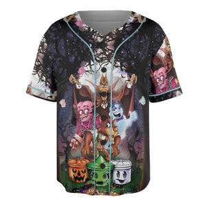 Halloween Food Mascot Themed Unisex Baseball Jersey