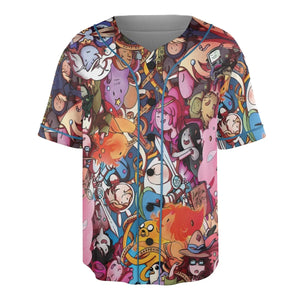 Land of Ooo Adventure Time Unisex Baseball Jersey