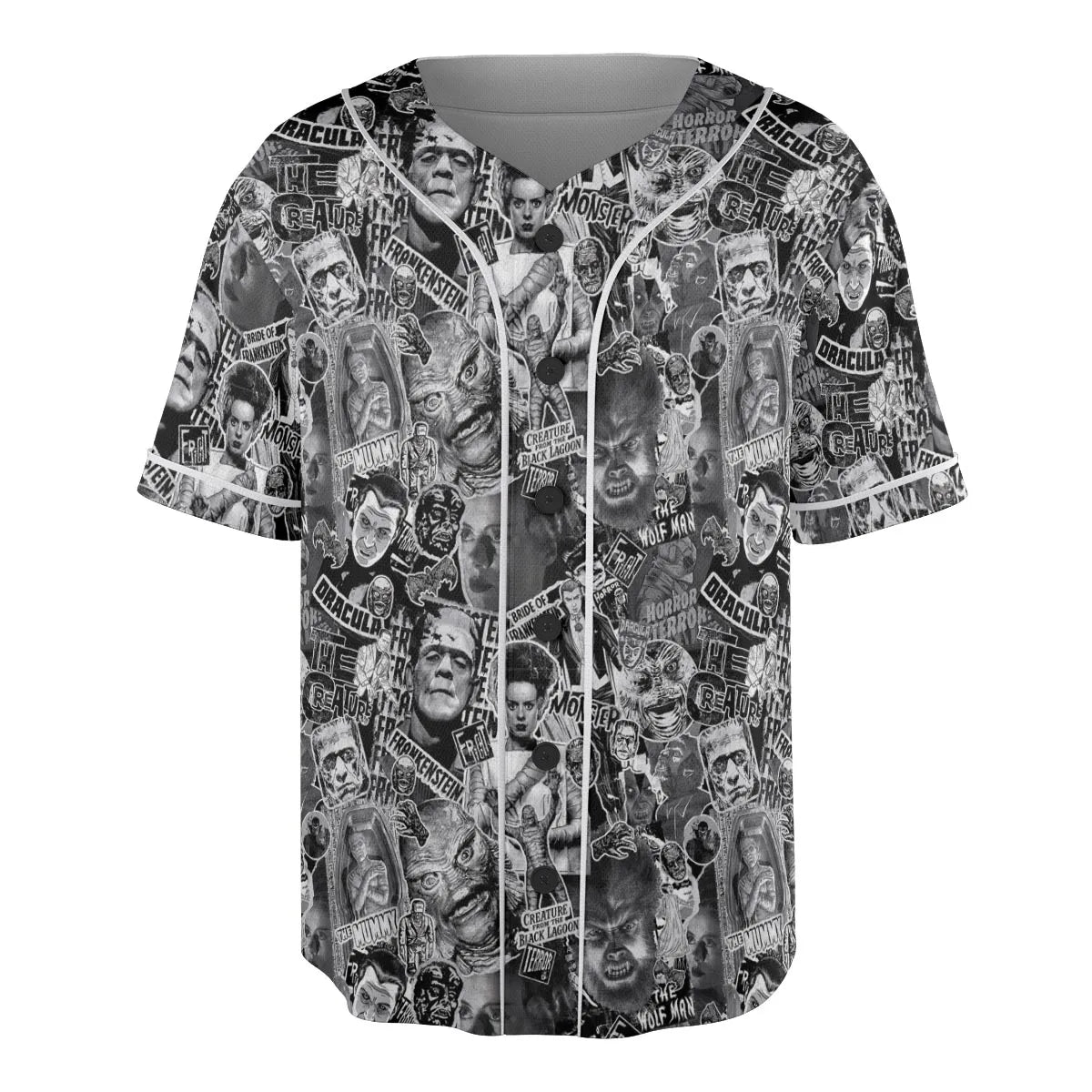 The Monsters Universal Classic Monsters Unisex Baseball Jersey