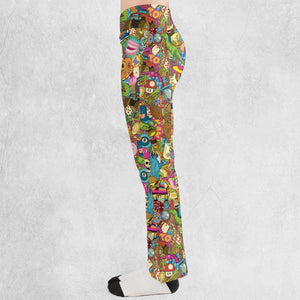 Nostalgia Toys Pop Culture Toys Flare Leggings