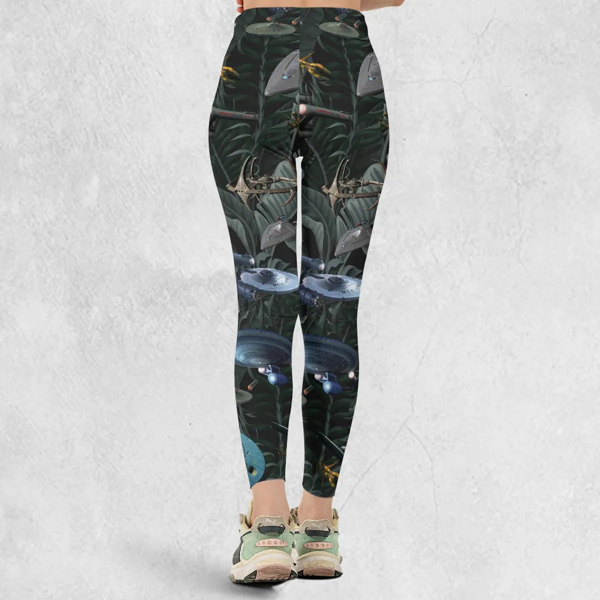 Star Trek Spaceship Pattern Legging