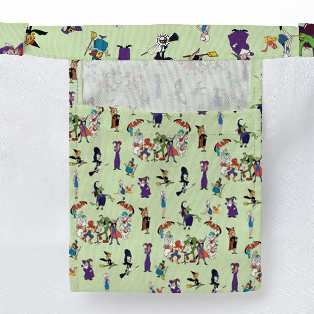 70s Witches Cartoon Characters Large Tote Bag