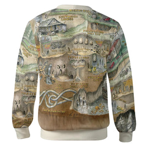 The Goonies Adventure Map Cardigan