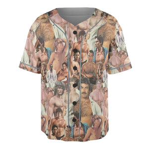 Vintage Hunks of The 80s Unisex Baseball Jersey