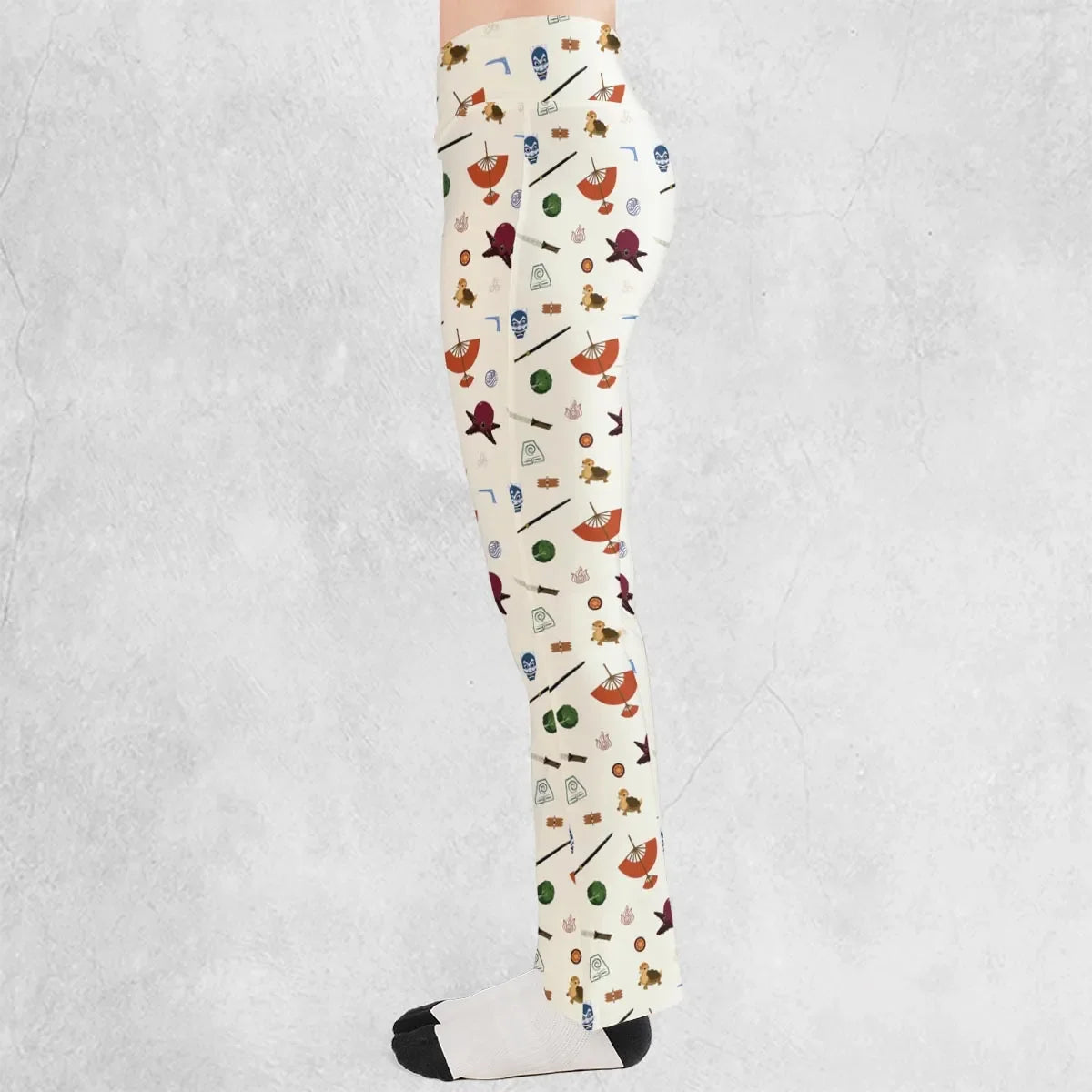 Avatar The Last Airbender Medley Pattern Flare Leggings
