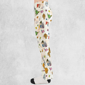 Chibi Tales Of The Wizard Of Oz Flare Leggings