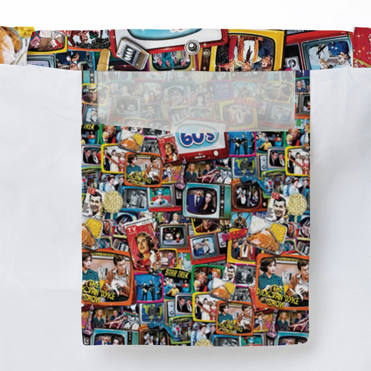 The 60s Classic TV Shows Large Tote Bag
