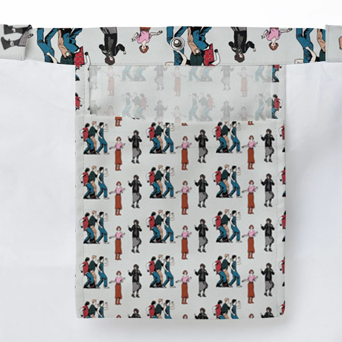The Breakfast Club Characters Pattern Large Tote Bag