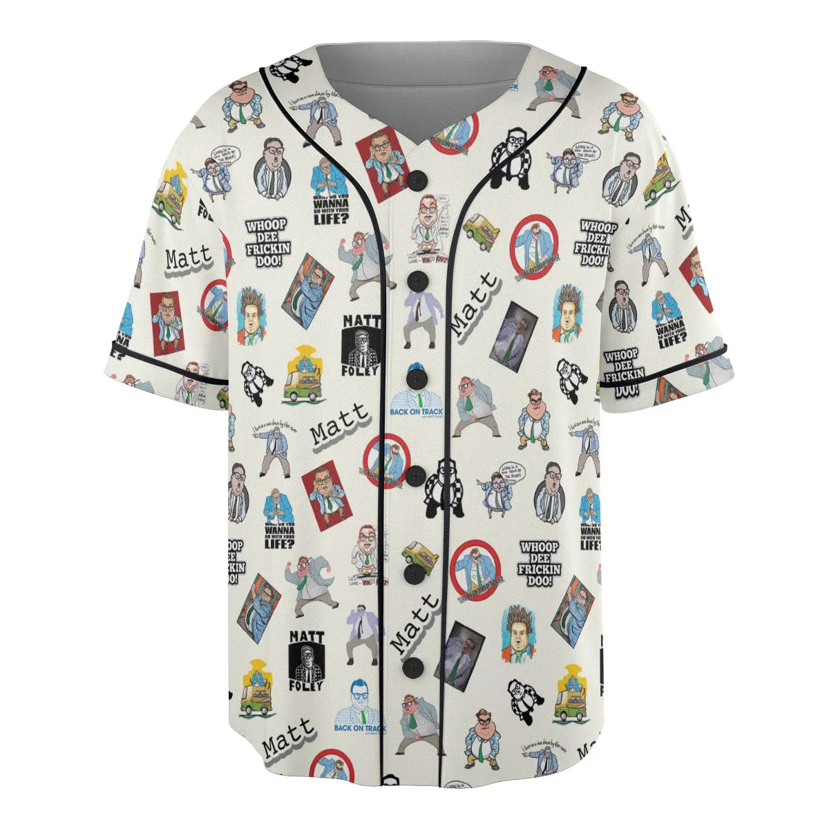 Chris Farley Matt Foley Motivational SNL Unisex Baseball Jersey