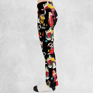 Retro 90s Jessica Rabbit Roger Rabbit Flare Leggings