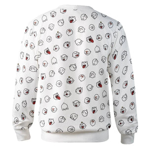 Super Mario Boo Pattern Cardigan