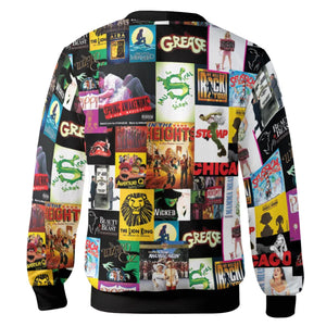 Broadway Musical Collage Cardigan