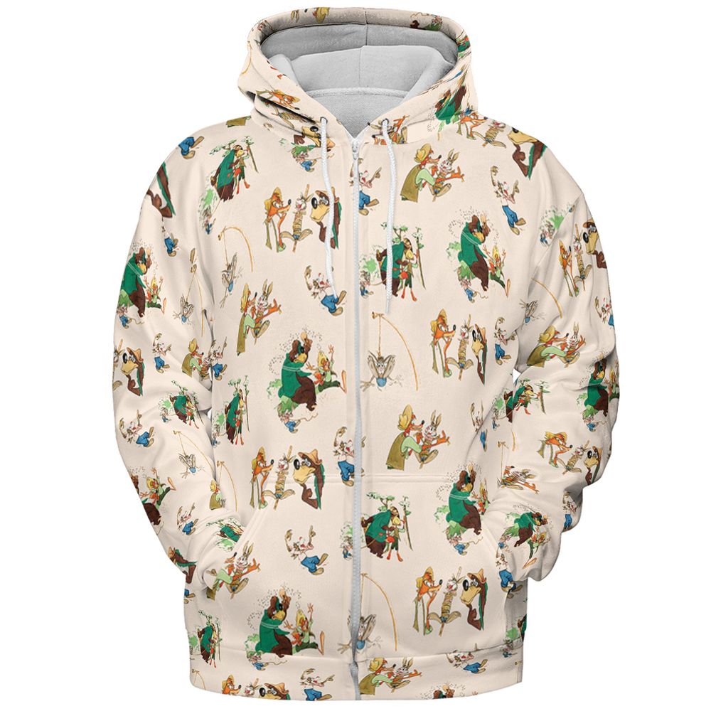 All-over Print Hoodie - 75AFKXTD -  - 3