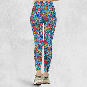 Hero of the Environment Captain Planet and the Planeteers Legging