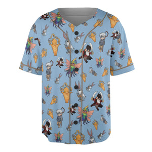 Rise of the Guardians Characters Unisex Baseball Jersey