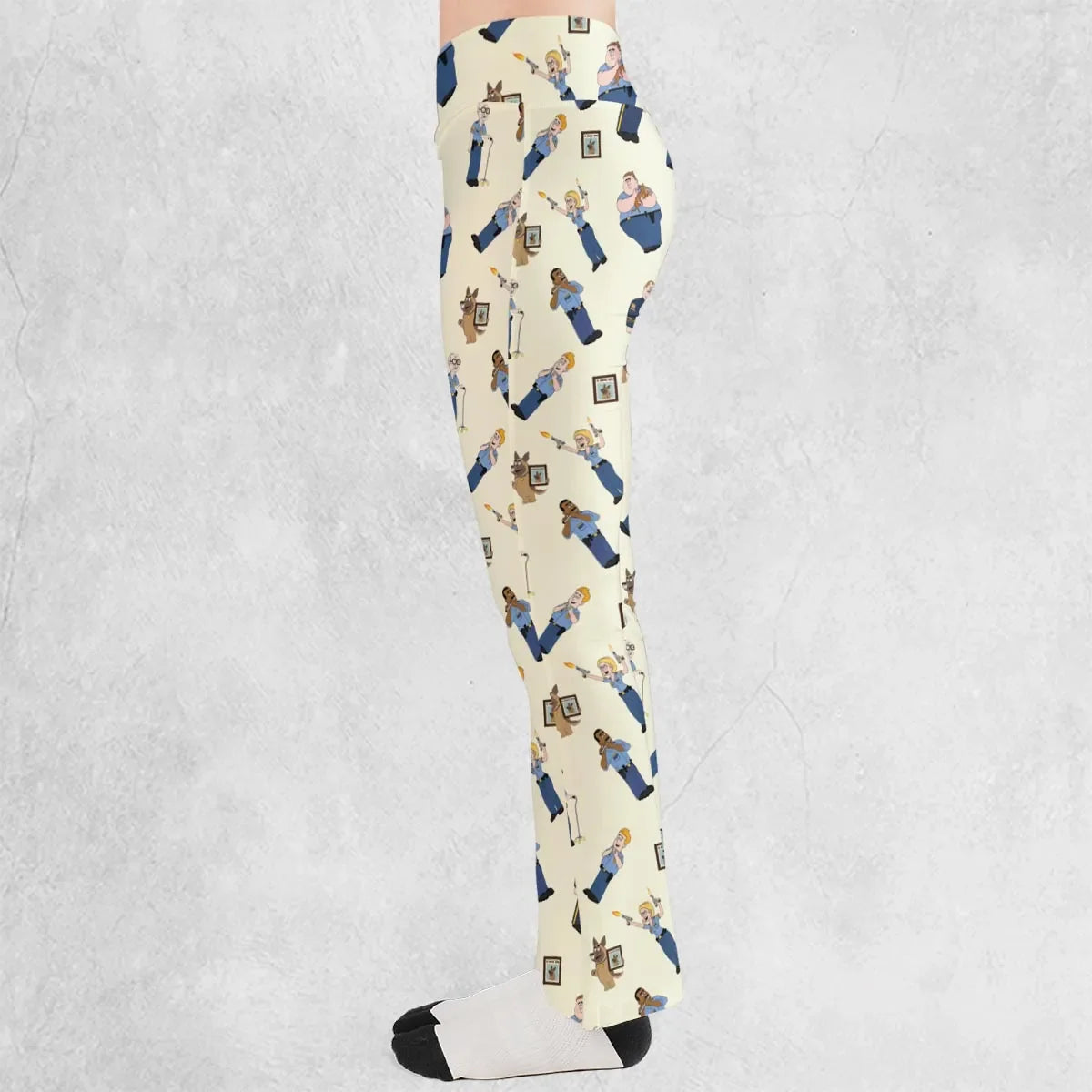Cop Comedy Paradise Pd Flare Leggings