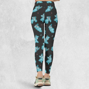 Classic Animated Cartoon Lonesome Ghosts Legging