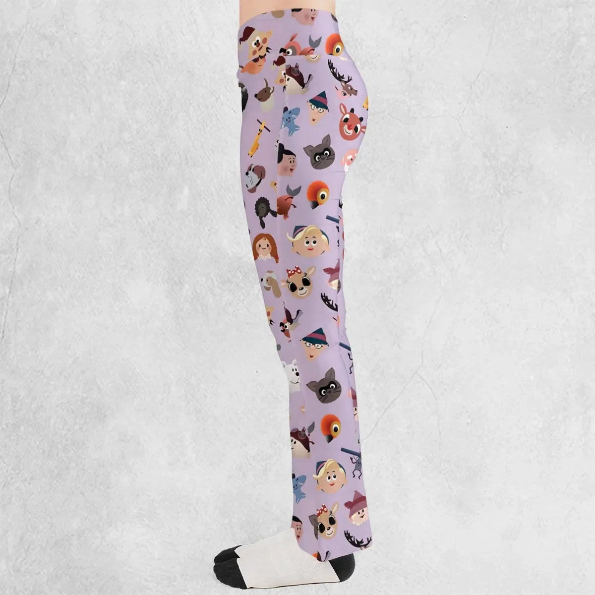 Iconography Rudolph the Red-Nosed Reindeer Flare Leggings