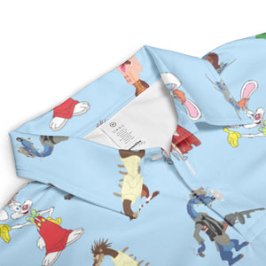 Roger Rabbit Jessica Rabbit The Weasels Who Framed Roger Rabbit AOP Men/Women Polo Shirt
