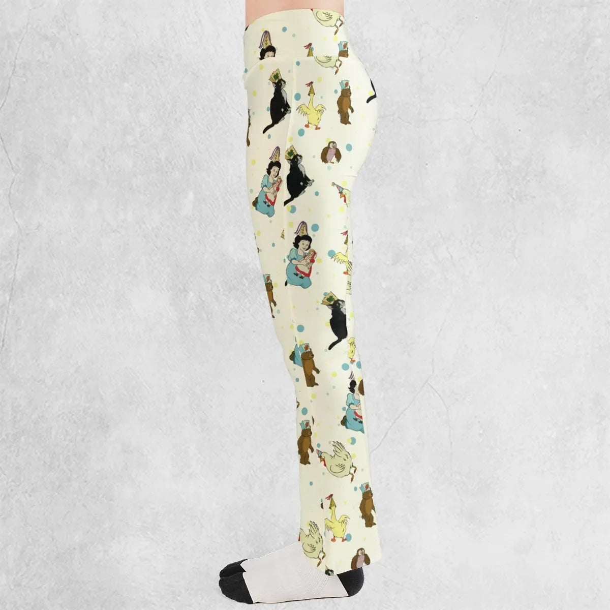 The Curious Cub and His Forest Friends Little Bear Flare Leggings
