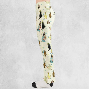 The Curious Cub and His Forest Friends Little Bear Flare Leggings