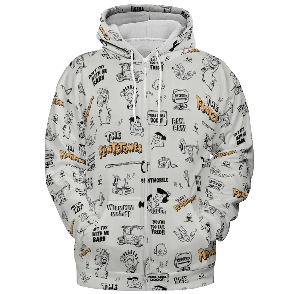Don't Toy with Me Barn The Flintstones All-over Print Hoodie