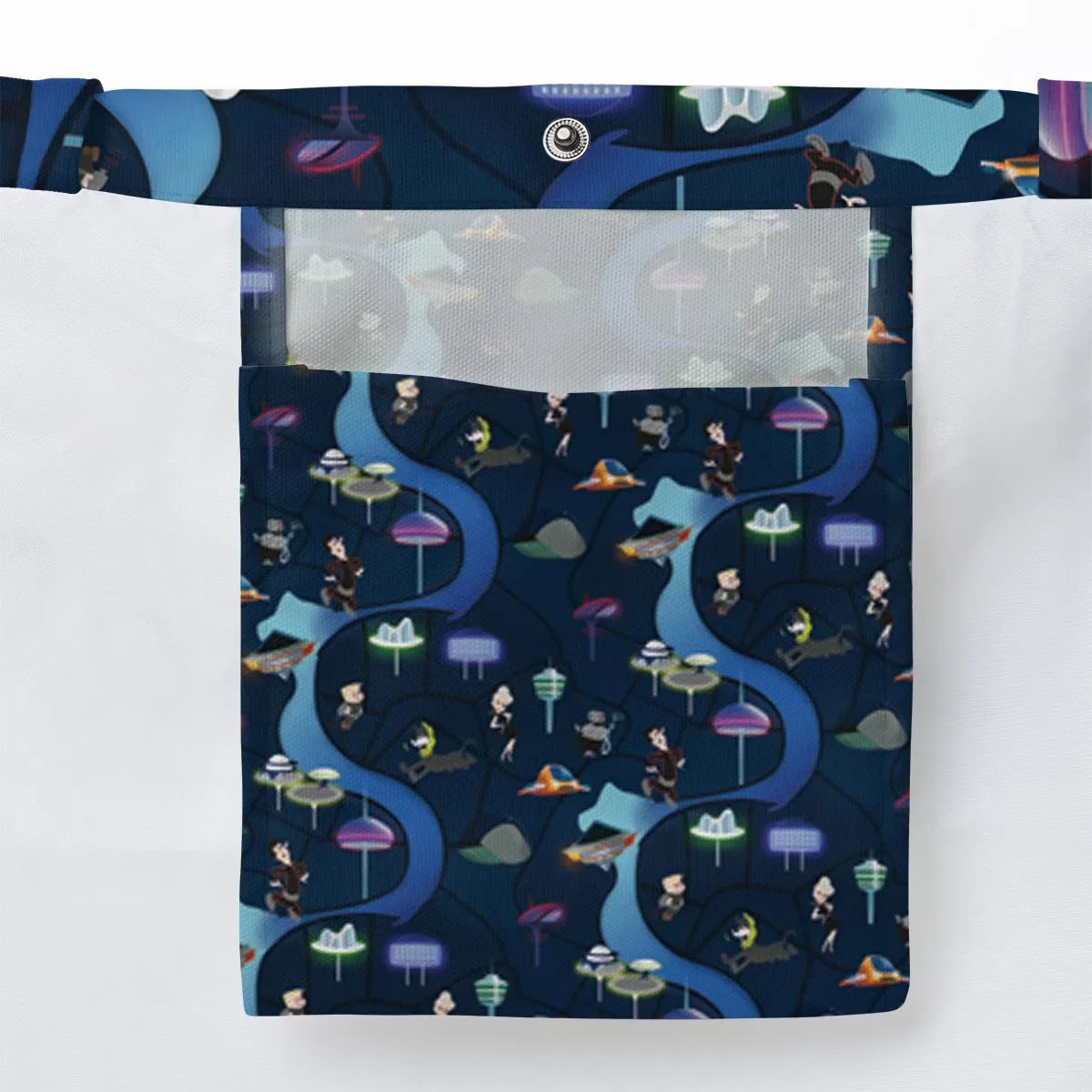 City of The Future The Jetsons Large Tote Bag