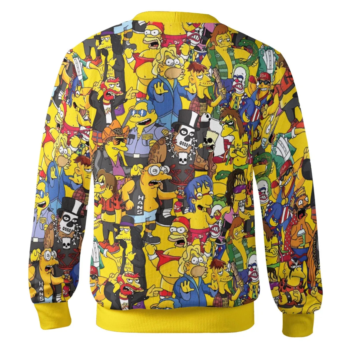 Simpsons as 80s Wrestlers Cardigan